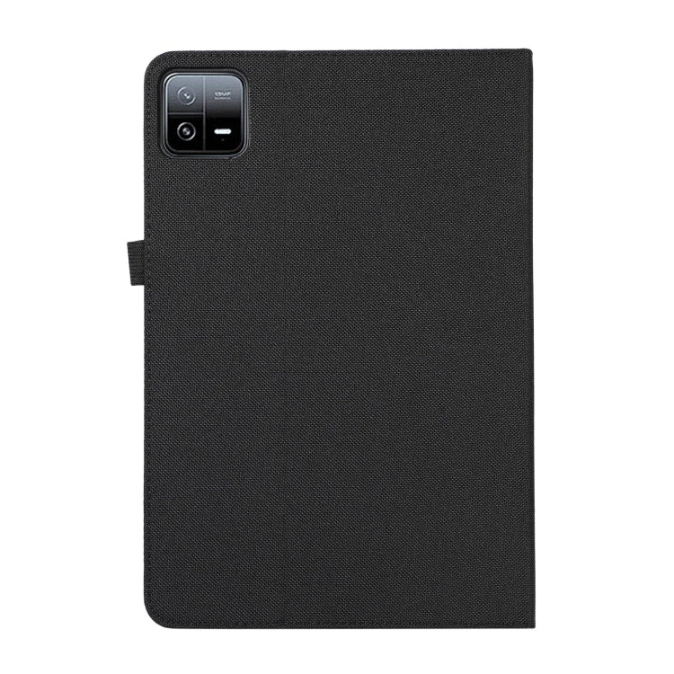For Xiaomi Pad 7 / 7 Pro Fabric Texture Horizontal Flip Leather Tablet Case(Black) by bashfashion