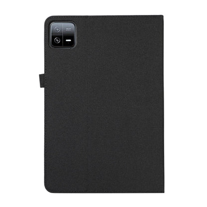 For Xiaomi Pad 7 / 7 Pro Fabric Texture Horizontal Flip Leather Tablet Case(Black) by bashfashion