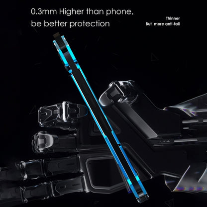 For iPhone 15 Pro R-JUST RJ17 Shockproof Armor Metal Phone Case(Black) by R-JUST