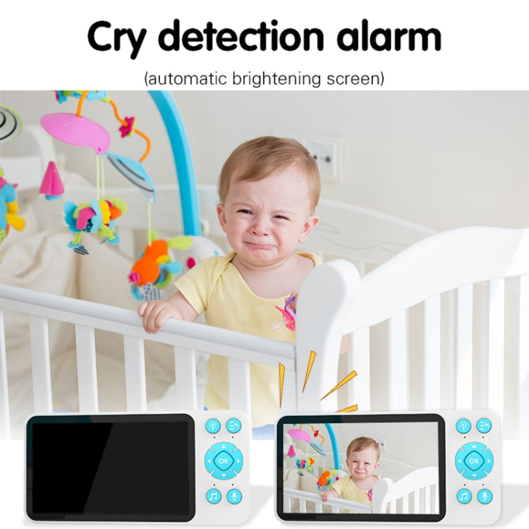 YE9-C1 5 inch Dual Mode 2.4G + 915M Video Night Vision Baby Monitor Security Camera(US Plug) by bashfashion