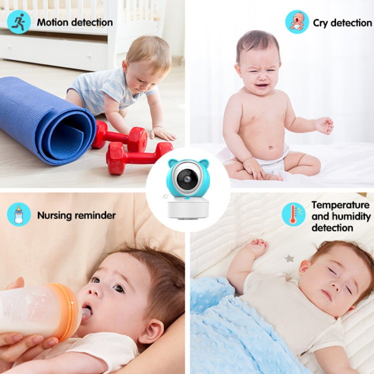 YE9-C1 5 inch Dual Mode 2.4G + 915M Video Night Vision Baby Monitor Security Camera(US Plug) by bashfashion