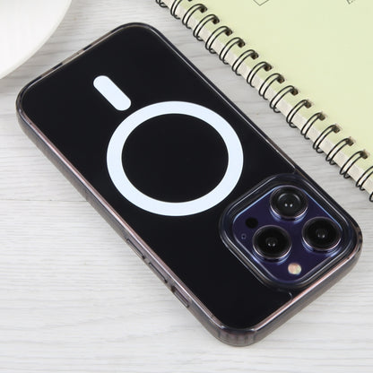 For iPhone 15 Pro GEBEI MagSafe Magnetic Transparent Phone Case(Transparent Black) by GEBEI