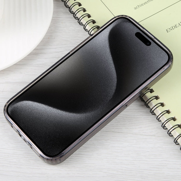 For iPhone 15 Pro GEBEI MagSafe Magnetic Transparent Phone Case(Transparent Black) by GEBEI