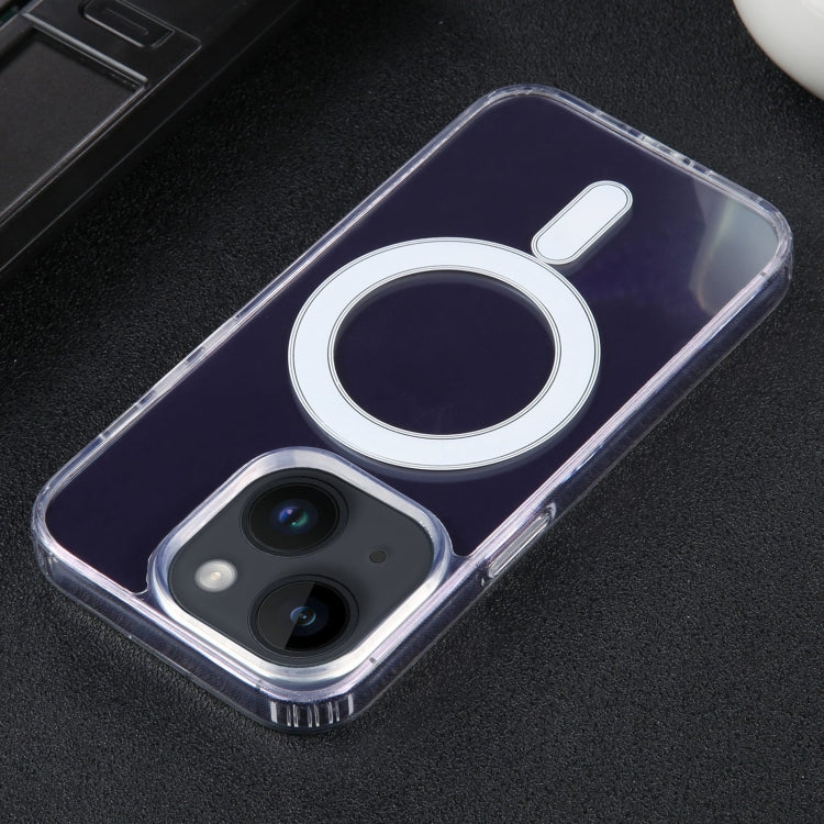 For iPhone 15 Plus GEBEI MagSafe Magnetic Transparent Phone Case(Transparent) by GEBEI