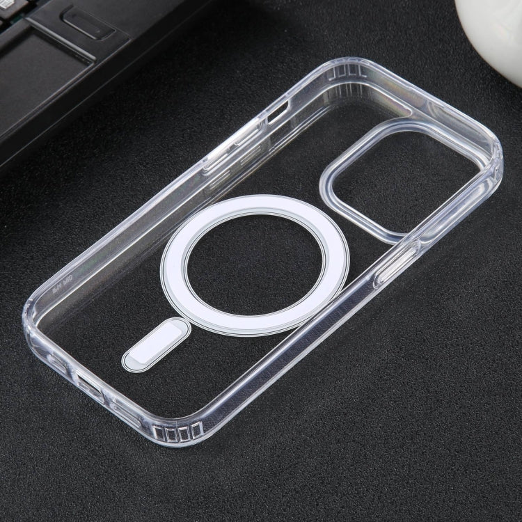 For iPhone 15 Plus GEBEI MagSafe Magnetic Transparent Phone Case(Transparent) by GEBEI