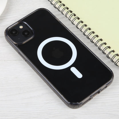 For iPhone 15 Plus GEBEI MagSafe Magnetic Transparent Phone Case(Transparent Black) by GEBEI