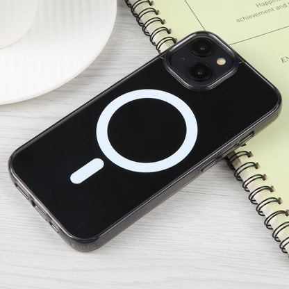 For iPhone 15 GEBEI MagSafe Magnetic Transparent Phone Case(Transparent Black) by GEBEI