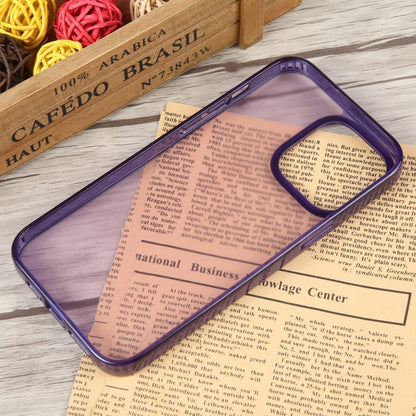For iPhone 15 Pro Max GEBEI Acrylic Phone Case(Purple) by GEBEI