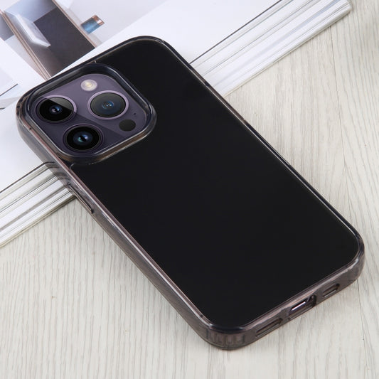 For iPhone 15 Pro GEBEI Acrylic Phone Case(Transparent Black) by GEBEI