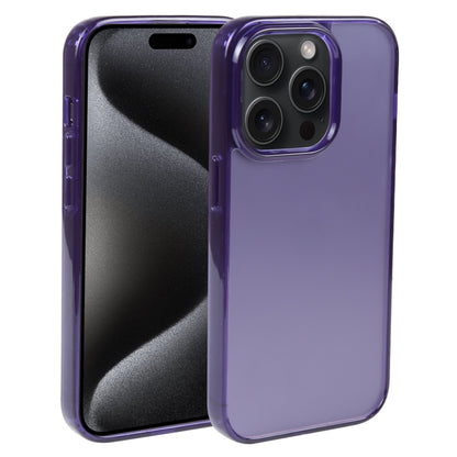 For iPhone 15 Pro GEBEI Acrylic Phone Case(Purple) by GEBEI