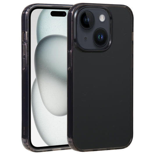 For iPhone 15 Plus GEBEI Acrylic Phone Case(Transparent Black) by GEBEI