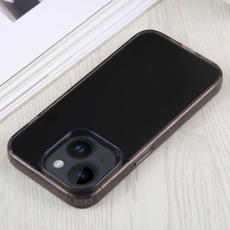 For iPhone 15 GEBEI Acrylic Phone Case(Transparent Black) by GEBEI