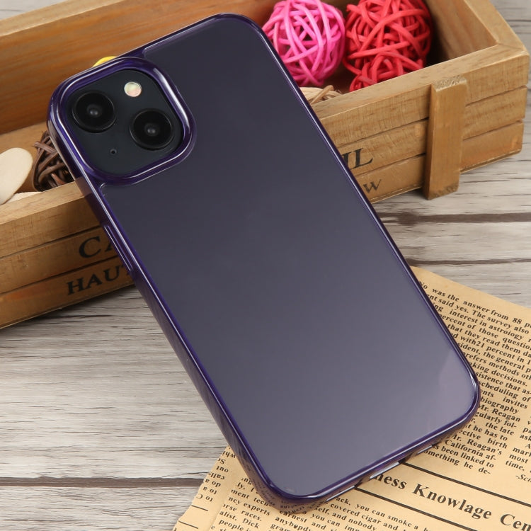 For iPhone 15 GEBEI Acrylic Phone Case(Purple) by GEBEI