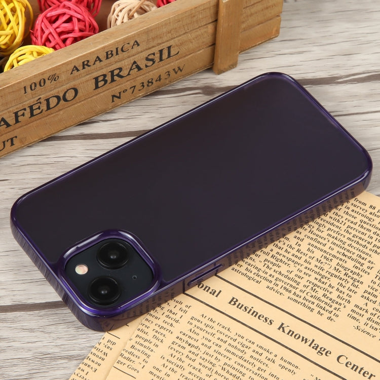 For iPhone 15 GEBEI Acrylic Phone Case(Purple) by GEBEI