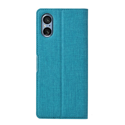 For Sony Xperia 5 V ViLi DMX Series Shockproof Magnetic Leather Phone Case(Blue) by ViLi