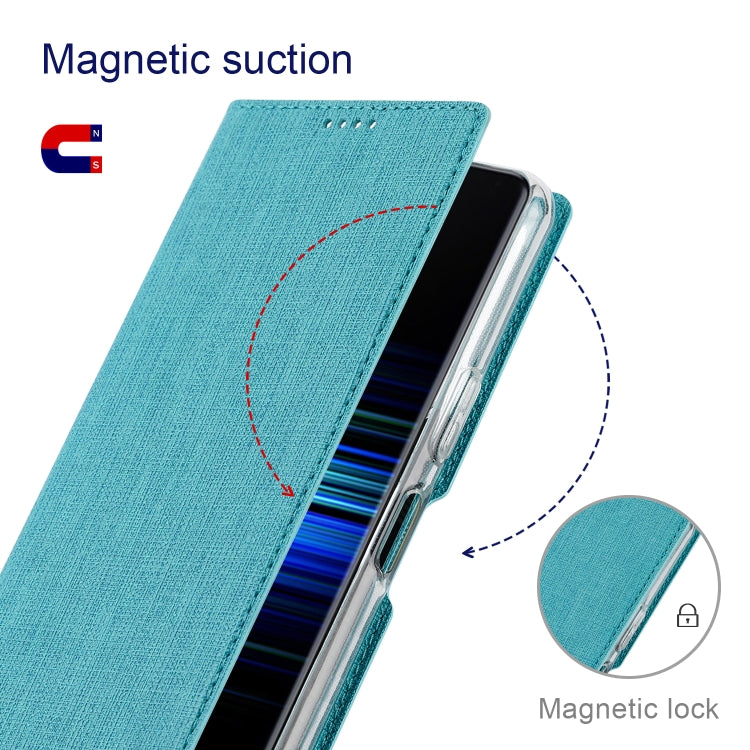 For Sony Xperia 5 V ViLi DMX Series Shockproof Magnetic Leather Phone Case(Blue) by ViLi