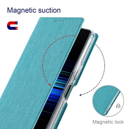 For Sony Xperia 5 V ViLi DMX Series Shockproof Magnetic Leather Phone Case(Blue) by ViLi