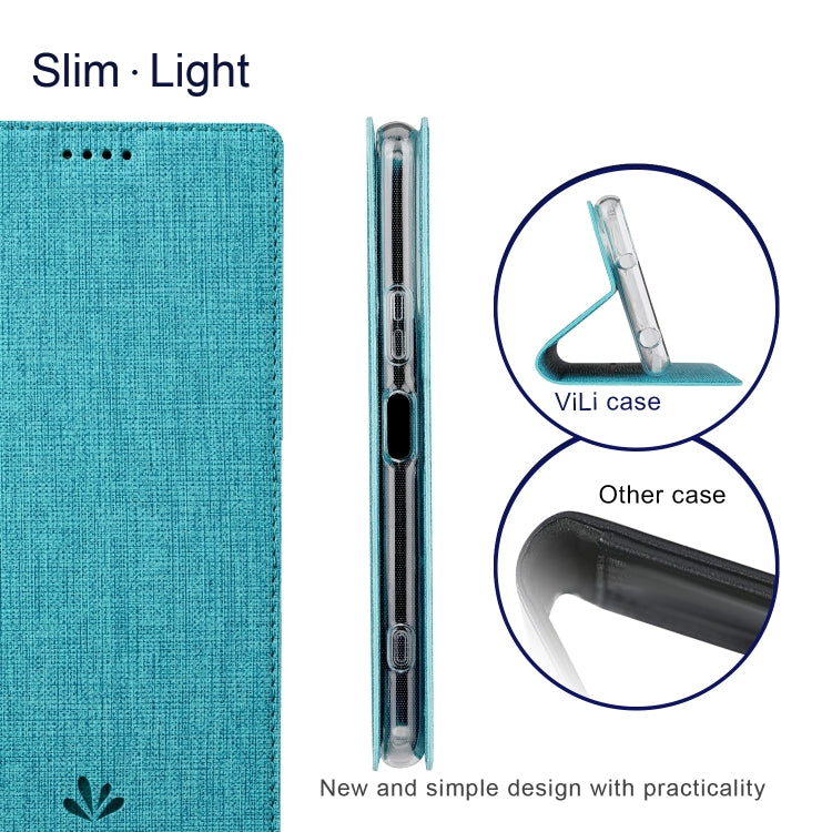 For Sony Xperia 5 V ViLi DMX Series Shockproof Magnetic Leather Phone Case(Blue) by ViLi