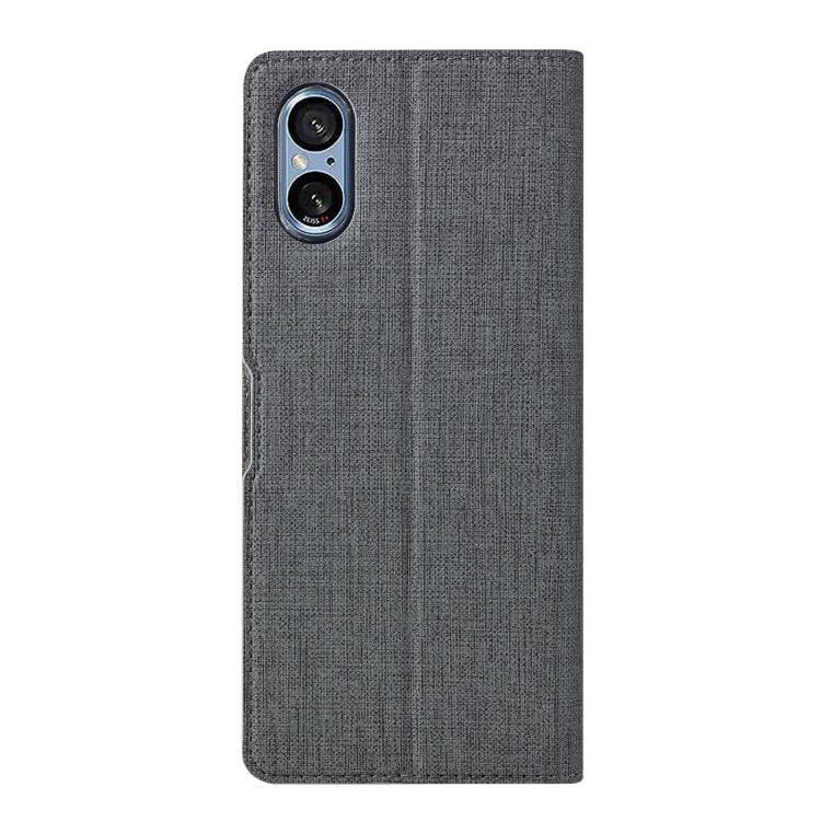 For Sony Xperia 5 V ViLi DMX Series Shockproof Magnetic Leather Phone Case(Grey) by ViLi