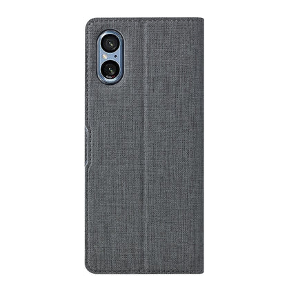 For Sony Xperia 5 V ViLi DMX Series Shockproof Magnetic Leather Phone Case(Grey) by ViLi