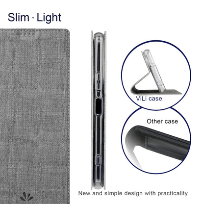 For Sony Xperia 5 V ViLi DMX Series Shockproof Magnetic Leather Phone Case(Grey) by ViLi