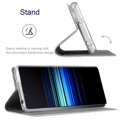 For Sony Xperia 5 V ViLi DMX Series Shockproof Magnetic Leather Phone Case(Grey) by ViLi