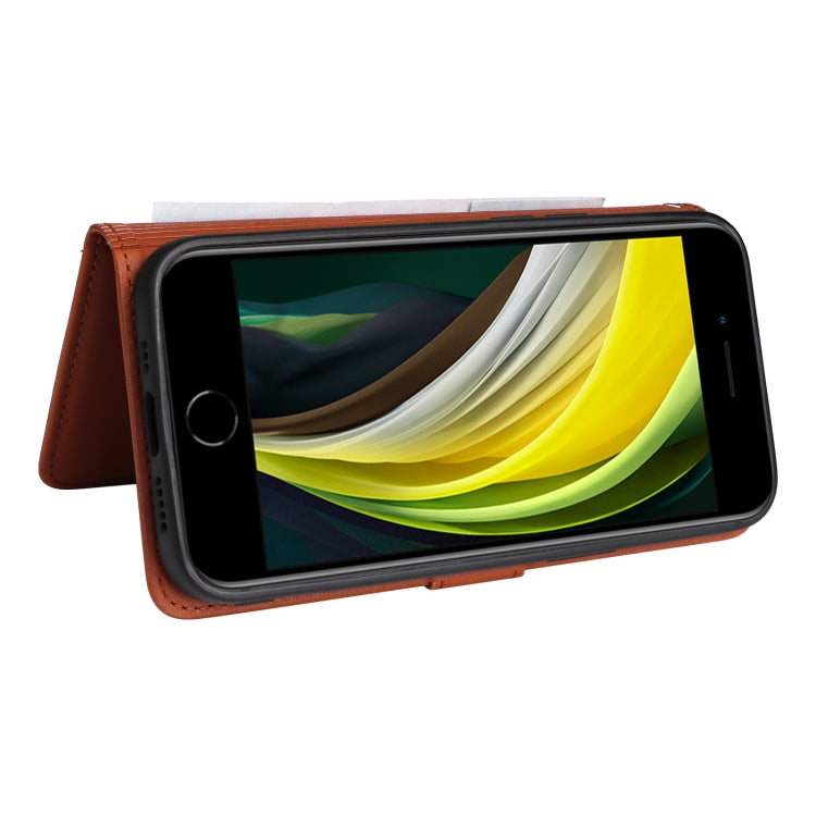 For iPhone 6 / 7 / 8 BETOPNICE BN-005 2 in 1 Detachable Imitate Genuine Leather Phone Case(Brown) by BETOPNICE