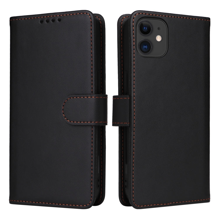 For iPhone 11 BETOPNICE BN-005 2 in 1 Detachable Imitate Genuine Leather Phone Case(Black) by BETOPNICE