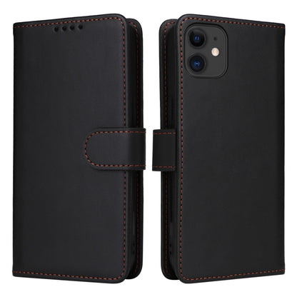 For iPhone 11 BETOPNICE BN-005 2 in 1 Detachable Imitate Genuine Leather Phone Case(Black) by BETOPNICE