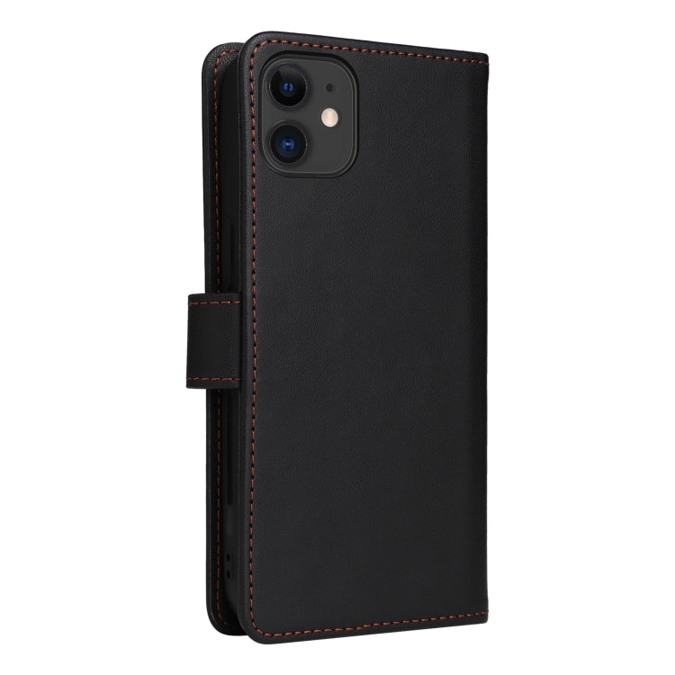 For iPhone 11 BETOPNICE BN-005 2 in 1 Detachable Imitate Genuine Leather Phone Case(Black) by BETOPNICE