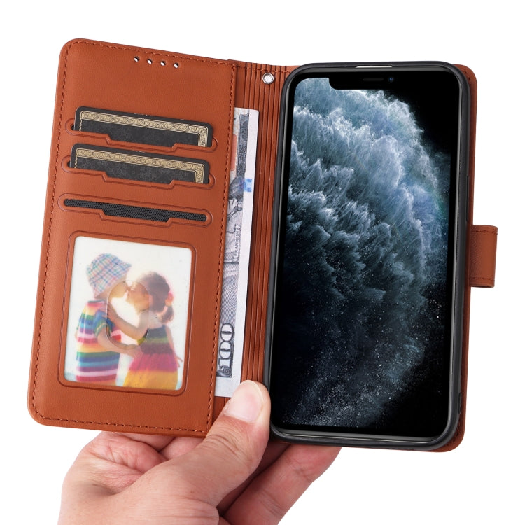 For iPhone 11 Pro BETOPNICE BN-005 2 in 1 Detachable Imitate Genuine Leather Phone Case(Brown) by BETOPNICE