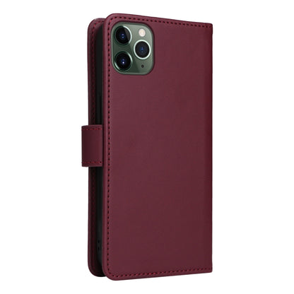 For iPhone 11 Pro Max BETOPNICE BN-005 2 in 1 Detachable Imitate Genuine Leather Phone Case(Wine Red) by BETOPNICE