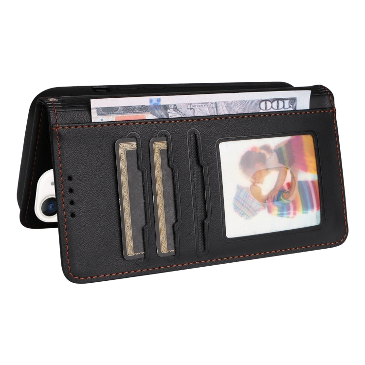 For iPhone 12 mini BETOPNICE BN-005 2 in 1 Detachable Imitate Genuine Leather Phone Case(Black) by BETOPNICE