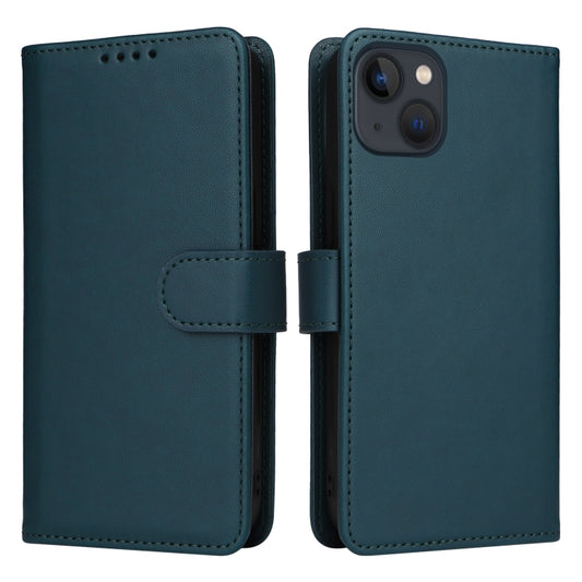 For iPhone 13 / 14 BETOPNICE BN-005 2 in 1 Detachable Imitate Genuine Leather Phone Case(Blue) by BETOPNICE