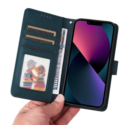 For iPhone 13 / 14 BETOPNICE BN-005 2 in 1 Detachable Imitate Genuine Leather Phone Case(Blue) by BETOPNICE