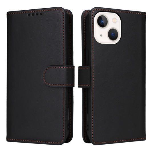 For iPhone 13 mini BETOPNICE BN-005 2 in 1 Detachable Imitate Genuine Leather Phone Case(Black) by BETOPNICE