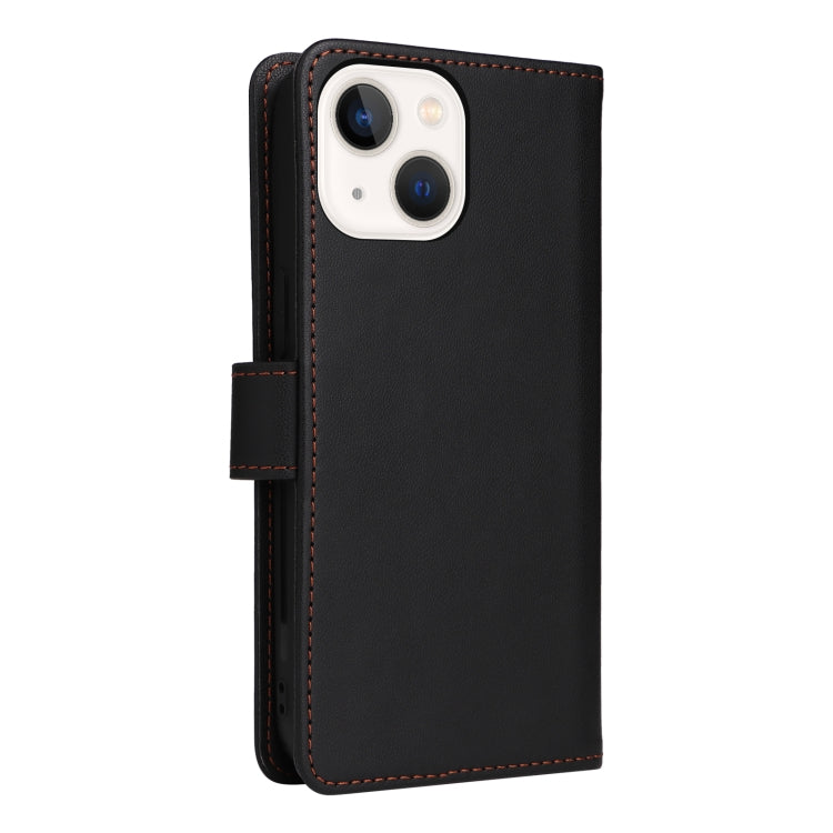 For iPhone 13 mini BETOPNICE BN-005 2 in 1 Detachable Imitate Genuine Leather Phone Case(Black) by BETOPNICE
