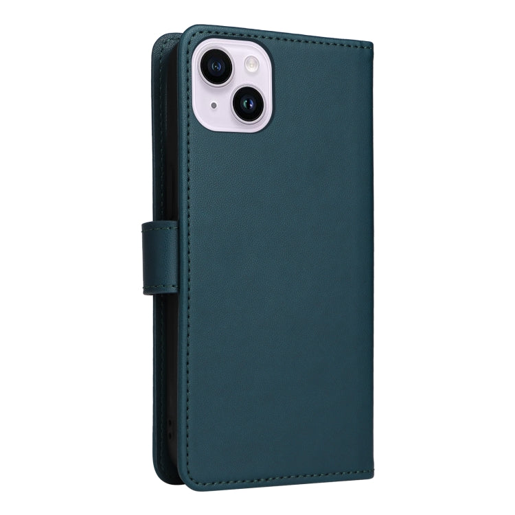 For iPhone 14 Plus BETOPNICE BN-005 2 in 1 Detachable Imitate Genuine Leather Phone Case(Blue) by BETOPNICE