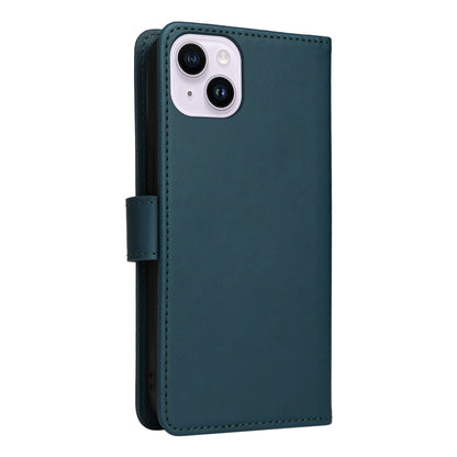 For iPhone 14 Plus BETOPNICE BN-005 2 in 1 Detachable Imitate Genuine Leather Phone Case(Blue) by BETOPNICE