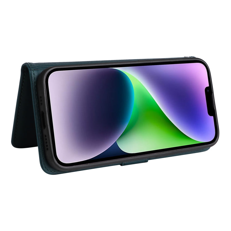 For iPhone 14 Plus BETOPNICE BN-005 2 in 1 Detachable Imitate Genuine Leather Phone Case(Blue) by BETOPNICE