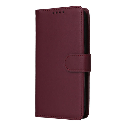 For iPhone 14 Pro BETOPNICE BN-005 2 in 1 Detachable Imitate Genuine Leather Phone Case(Wine Red) by BETOPNICE