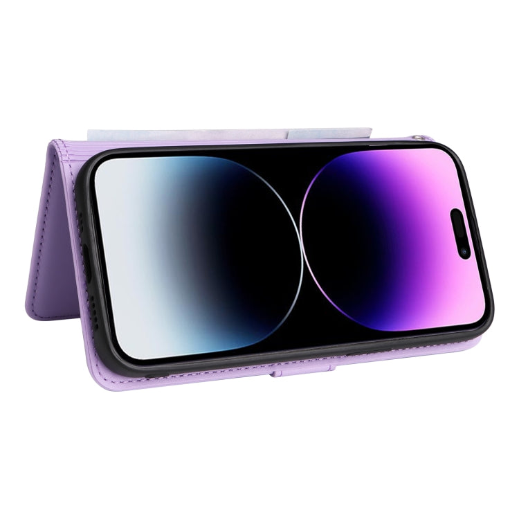 For iPhone 14 Pro Max BETOPNICE BN-005 2 in 1 Detachable Imitate Genuine Leather Phone Case(Light Purple) by BETOPNICE