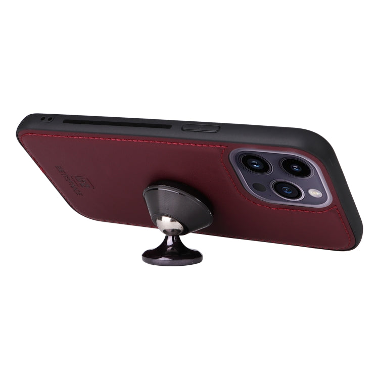 For iPhone 14 Pro Max BETOPNICE BN-005 2 in 1 Detachable Imitate Genuine Leather Phone Case(Wine Red) by BETOPNICE