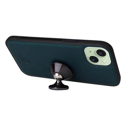 For iPhone 15 Plus BETOPNICE BN-005 2 in 1 Detachable Imitate Genuine Leather Phone Case(Blue) by BETOPNICE