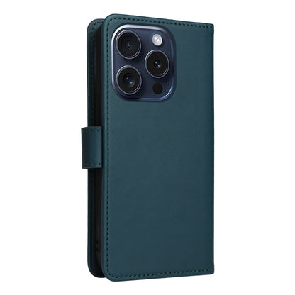 For iPhone 15 Pro BETOPNICE BN-005 2 in 1 Detachable Imitate Genuine Leather Phone Case(Blue) by BETOPNICE
