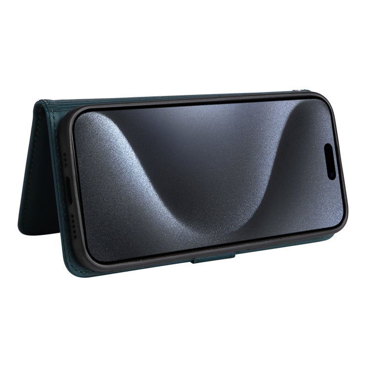 For iPhone 15 Pro BETOPNICE BN-005 2 in 1 Detachable Imitate Genuine Leather Phone Case(Blue) by BETOPNICE