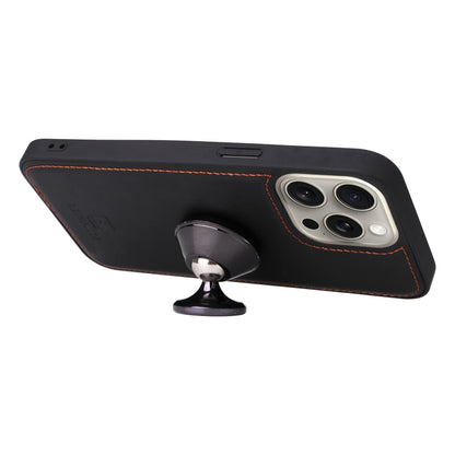 For iPhone 15 Pro Max BETOPNICE BN-005 2 in 1 Detachable Imitate Genuine Leather Phone Case(Black) by BETOPNICE