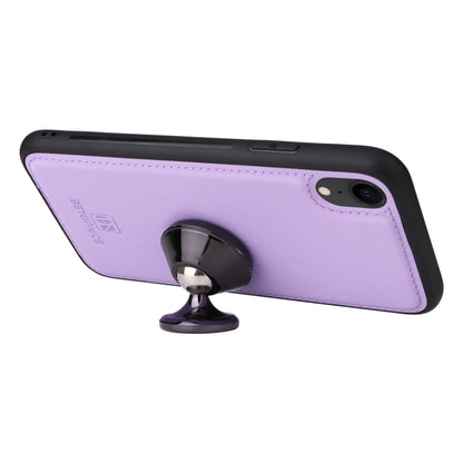 For iPhone XR BETOPNICE BN-005 2 in 1 Detachable Imitate Genuine Leather Phone Case(Light Purple) by BETOPNICE