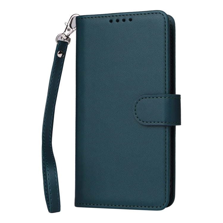 For iPhone 16 Plus BETOPNICE BN-005 2 in 1 Detachable Imitate Genuine Leather Phone Case(Blue) by BETOPNICE