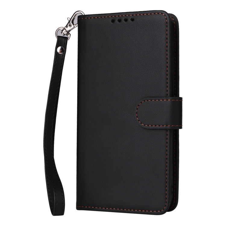 For iPhone 16 Pro BETOPNICE BN-005 2 in 1 Detachable Imitate Genuine Leather Phone Case(Black) by BETOPNICE